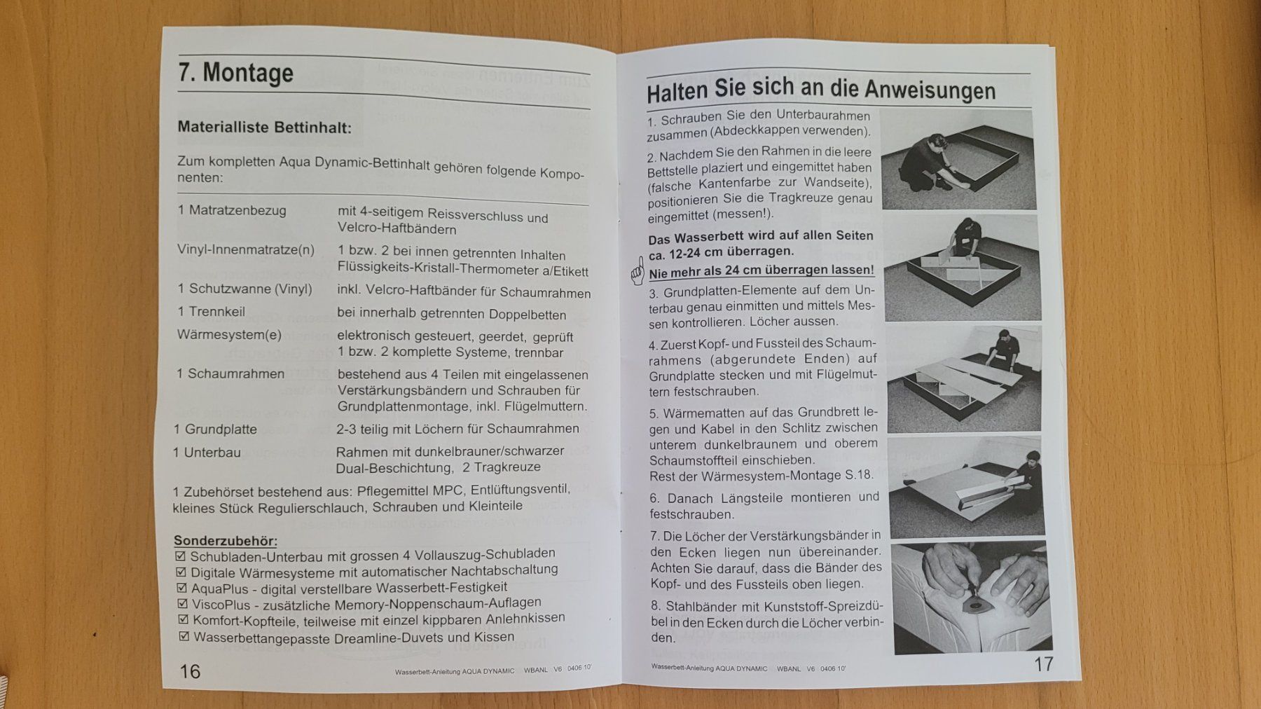 Letti: Wasserbett Aquadynamic inkl. Kopfteil – Usato da Aarwangen venduto da Striezi01 7