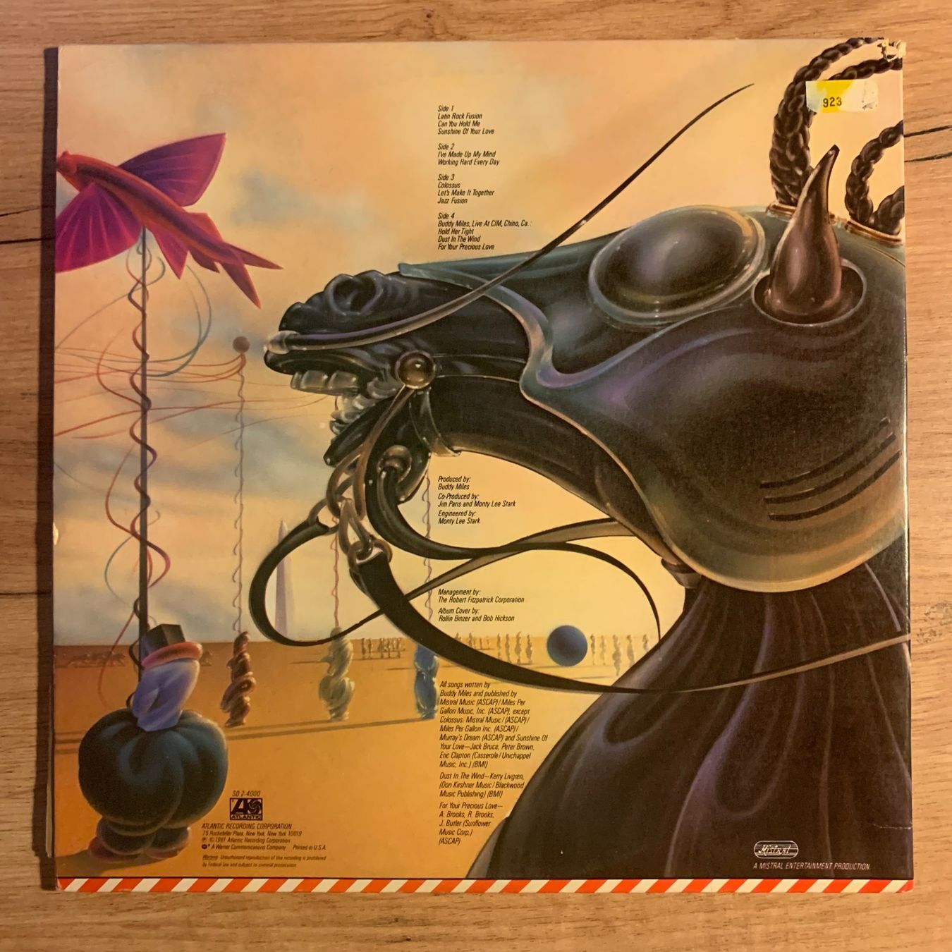 Schallplatten: BUDDY MILES REGIMENT - SNEAK ATTACK...OG US 1981...VG+/VG+ – Gebraucht aus Gals von Diskopat 1