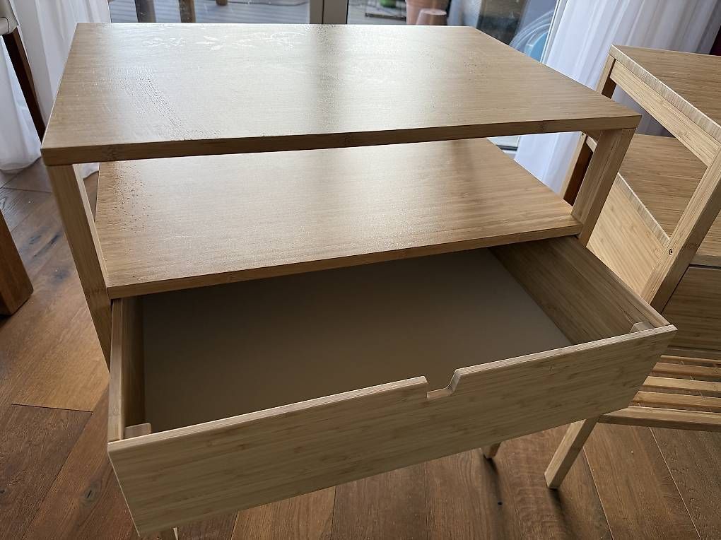 Nachttische: Nachtkästchen Ikea aus Bambus – Gebraucht aus Altnau von Hayduke68 1