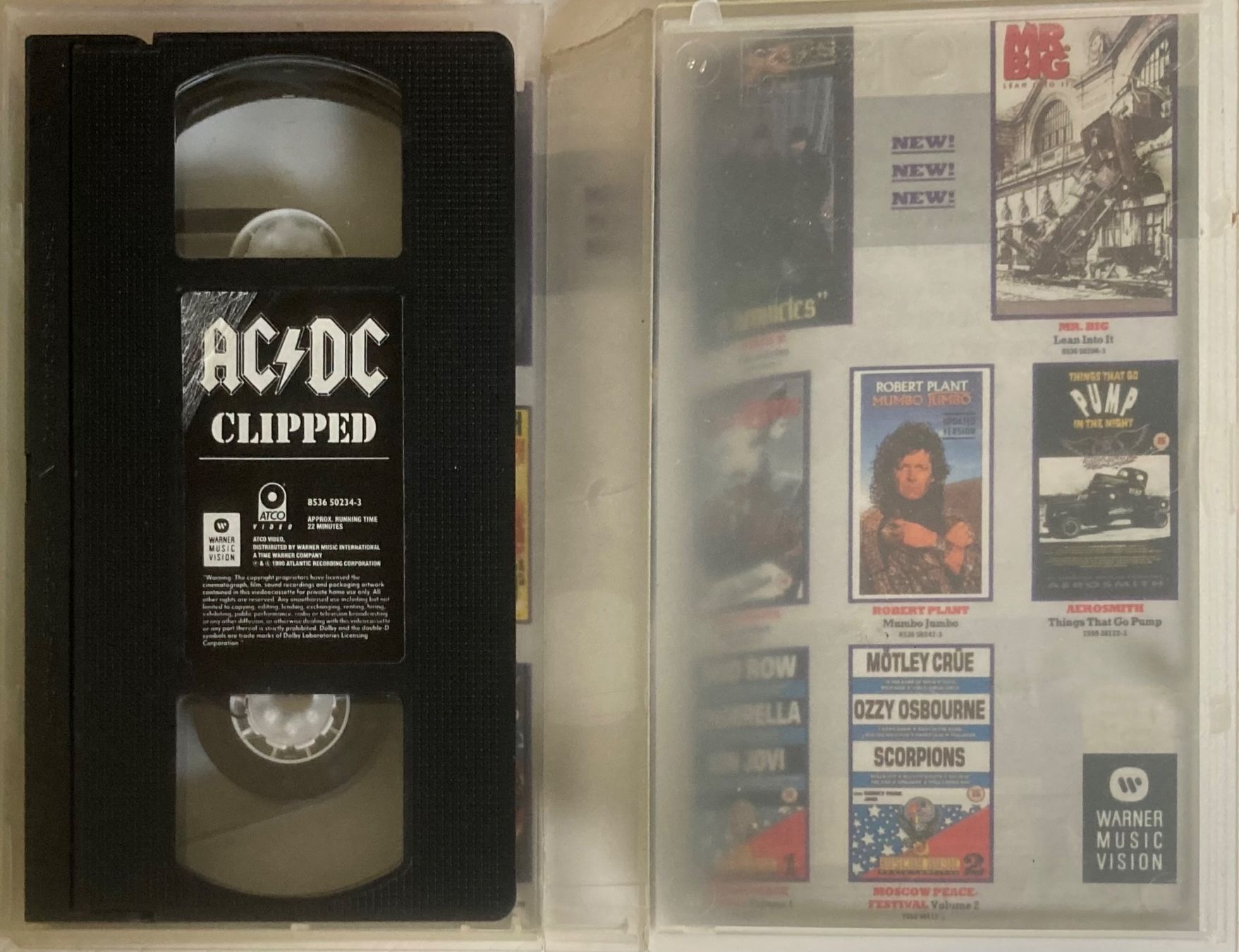 Tutti i VHS: AC/DC - CLIPPED – Usato da Poliez-Pittet venduto da Newtown-Records 2