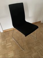 Stuhl Pedrali schwarz Chrom Gestell 4 Stück