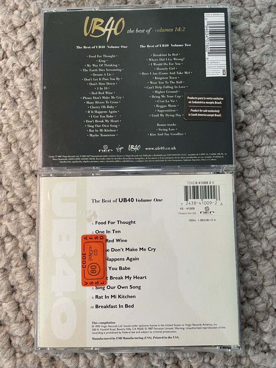 CDs: 2x UB40 – Gebraucht aus Reinach AG von trigger7811 2