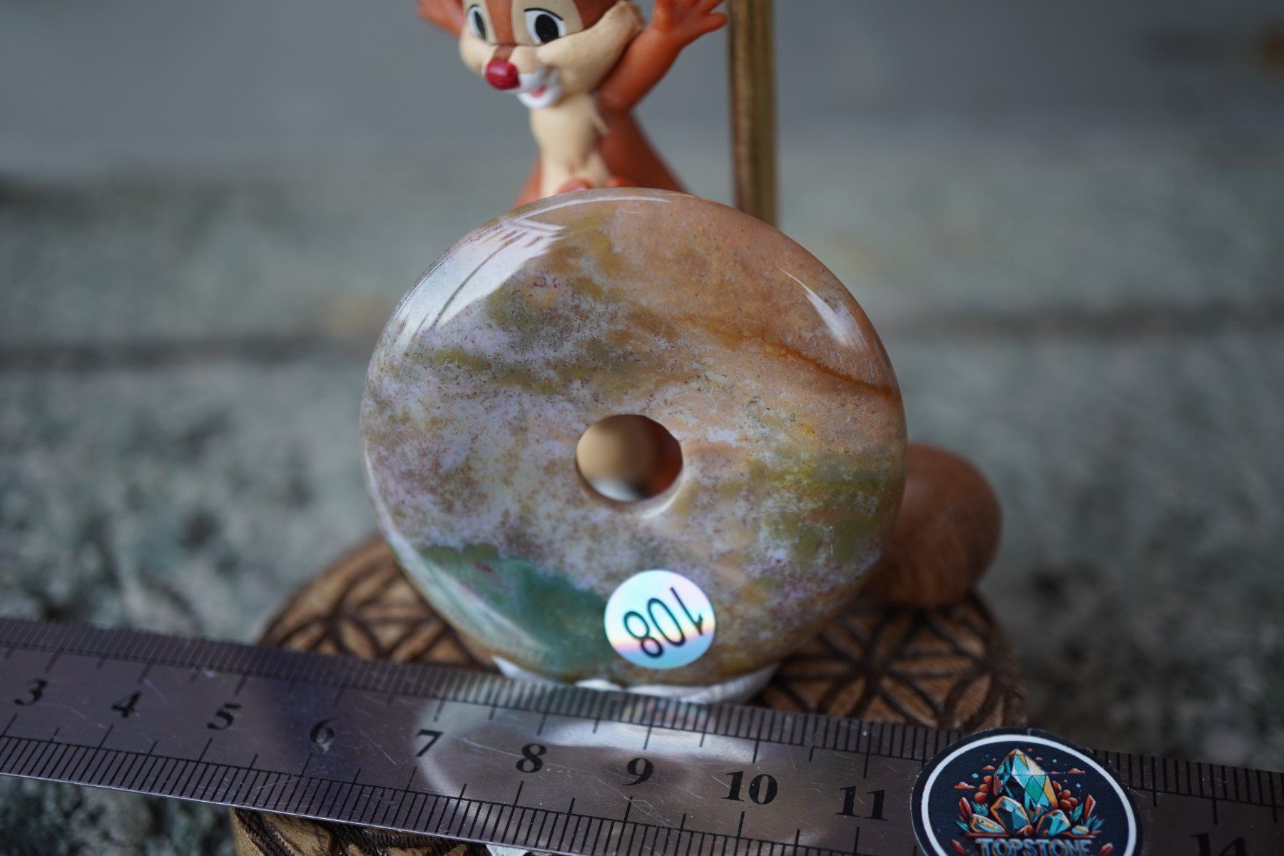 Minerali & Pietre curative: Jaspis   Pi Scheibe  ca 50mm   ab  1.-     Räumung – Nuovo e nell'imballaggio originale da Eschenbach SG venduto da topstone 2