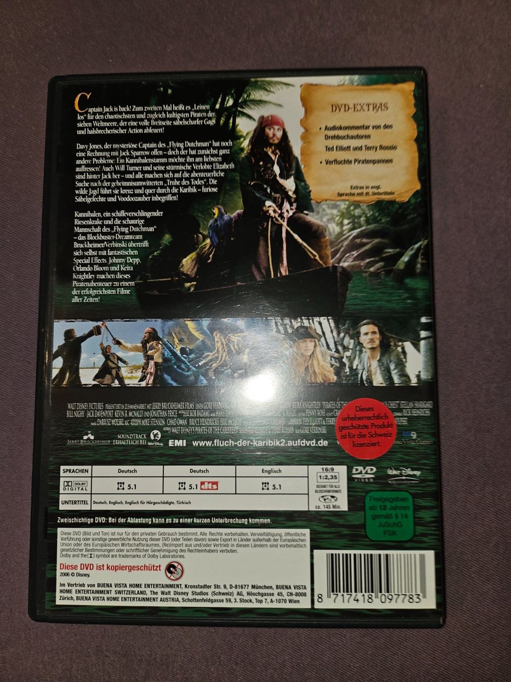 Tous les DVDs: DVD: Fluch der Karibik 2 – D'occasion à Thun par Shame 1