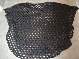 Haut noir très ajouré taille S
