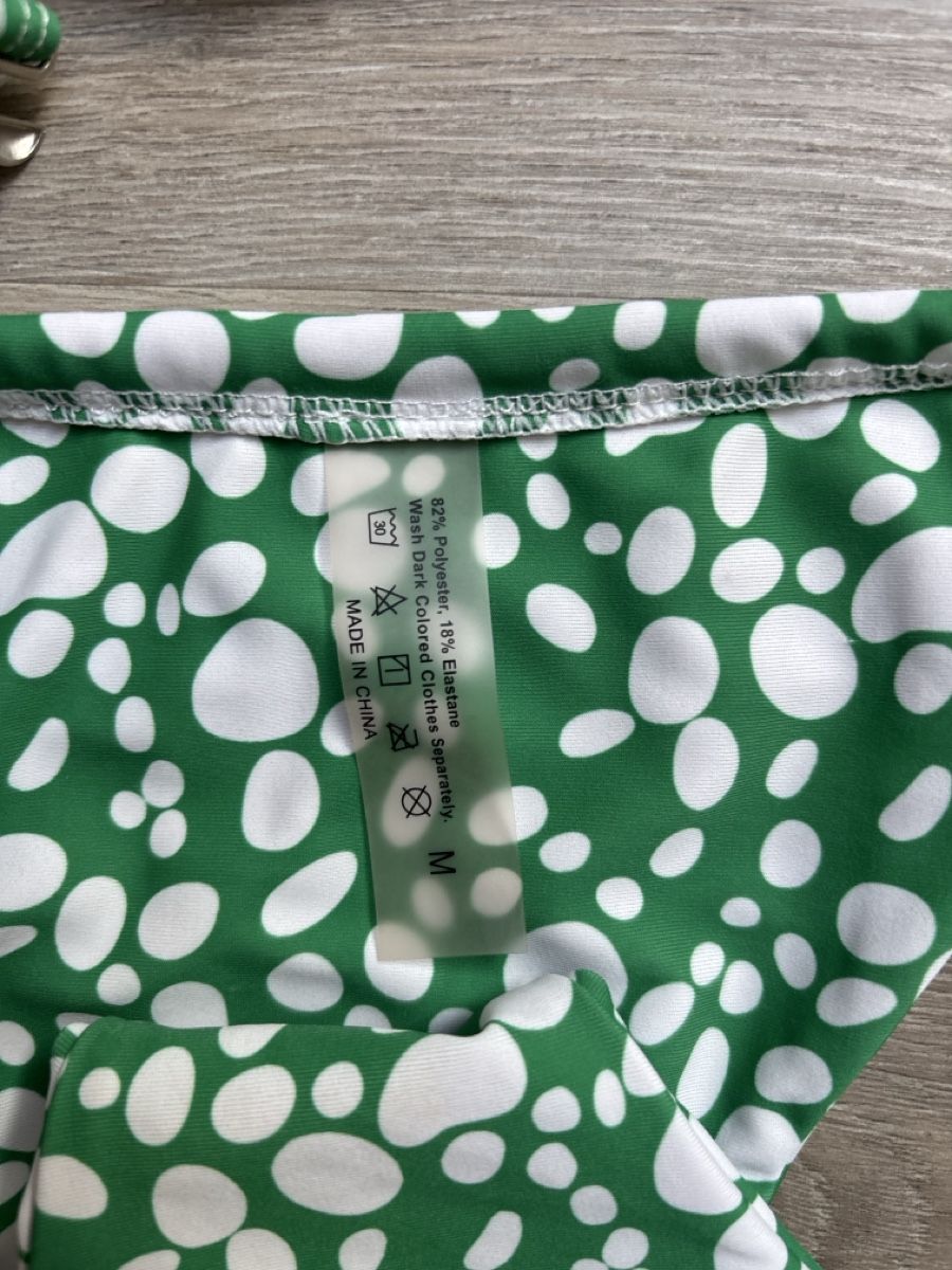 Costumi da bagno & Bikini: Bikini deux pièces vert à pois – Nuovo (secondo la descrizione) da Courfaivre venduto da ame_d67y 1