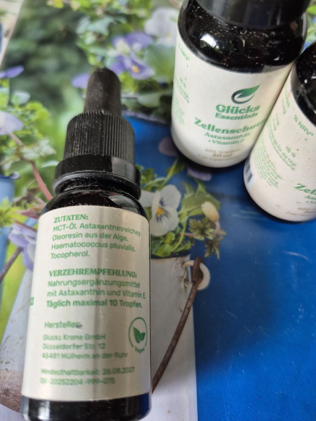 Cibi & Specialità: Glücks Essentials Zellschutz, Astaxanthin + Vitamin E – Nuovo (secondo la descrizione) da Au ZH venduto da fundgruebli 2