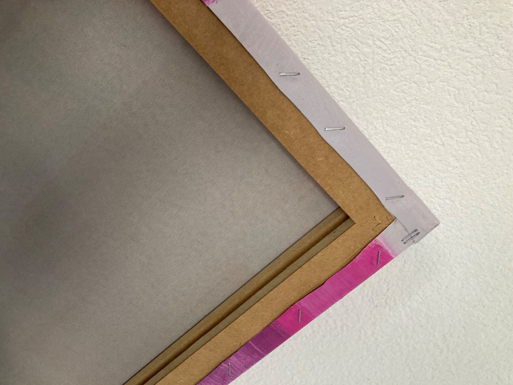 Toiles & Châssis: Tableau toile tons rose – D'occasion à Frasses par soowoo12 4
