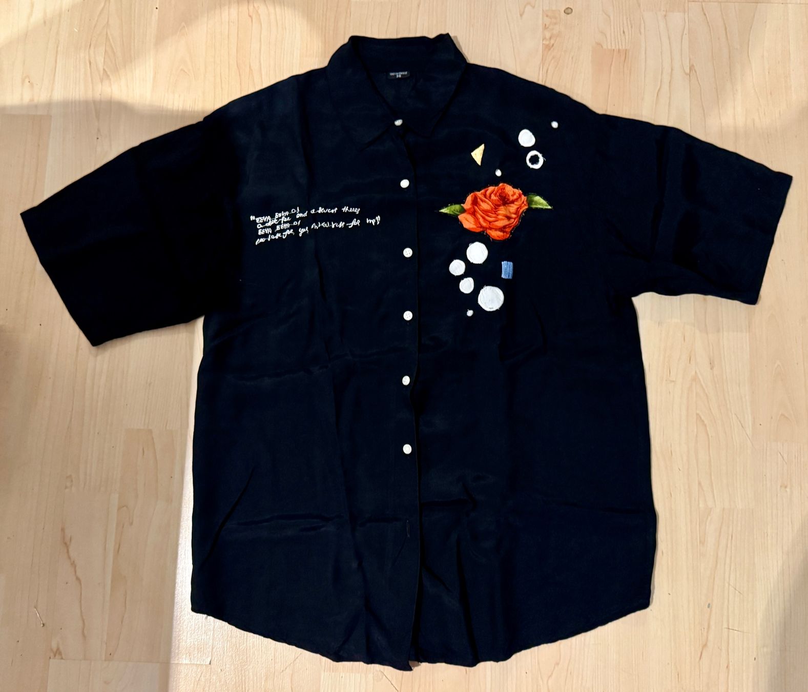 Camicette: !!!FINAL SALE!!! Damen Bluse KA - Schwarz - 100% Viscose – Usato da Seuzach venduto da Inspektor99