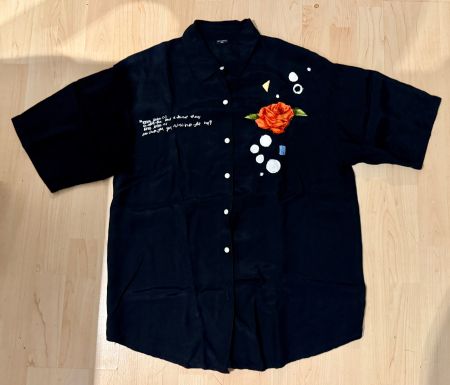 !!!FINAL SALE!!! Damen Bluse KA - Schwarz - 100% Viscose