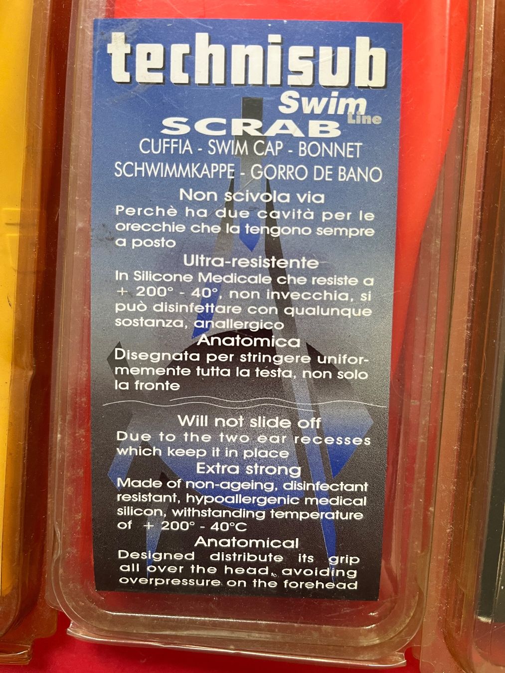Badehosen: Schwimmkappen Technisub (4 Stk.) – Neu (gemäss Beschreibung) aus Cresciano von TicinoGrigioni 1