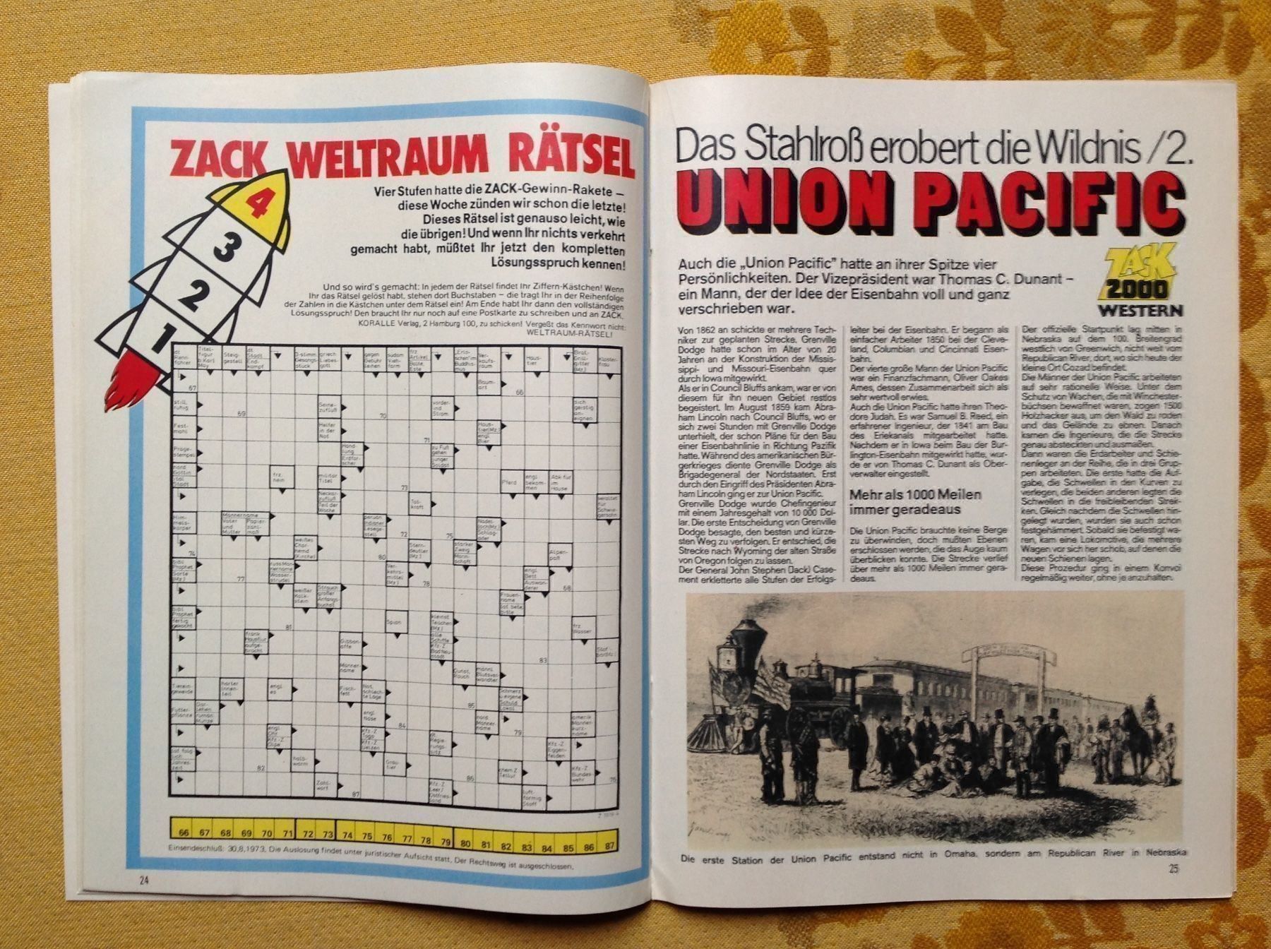 Comics: Zack Heft Nr 35 von 1973 – Gebraucht aus Endingen von nathan05 4