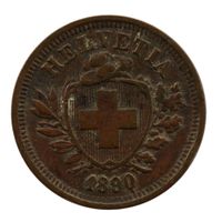 Schweiz / Suisse - 1 Rappen - 1890