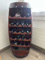 Weinfass Weinregal Holz dunkelbraun guter Zustand