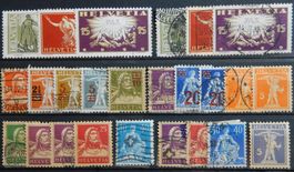 Schweiz Lot mit alten Werten VII