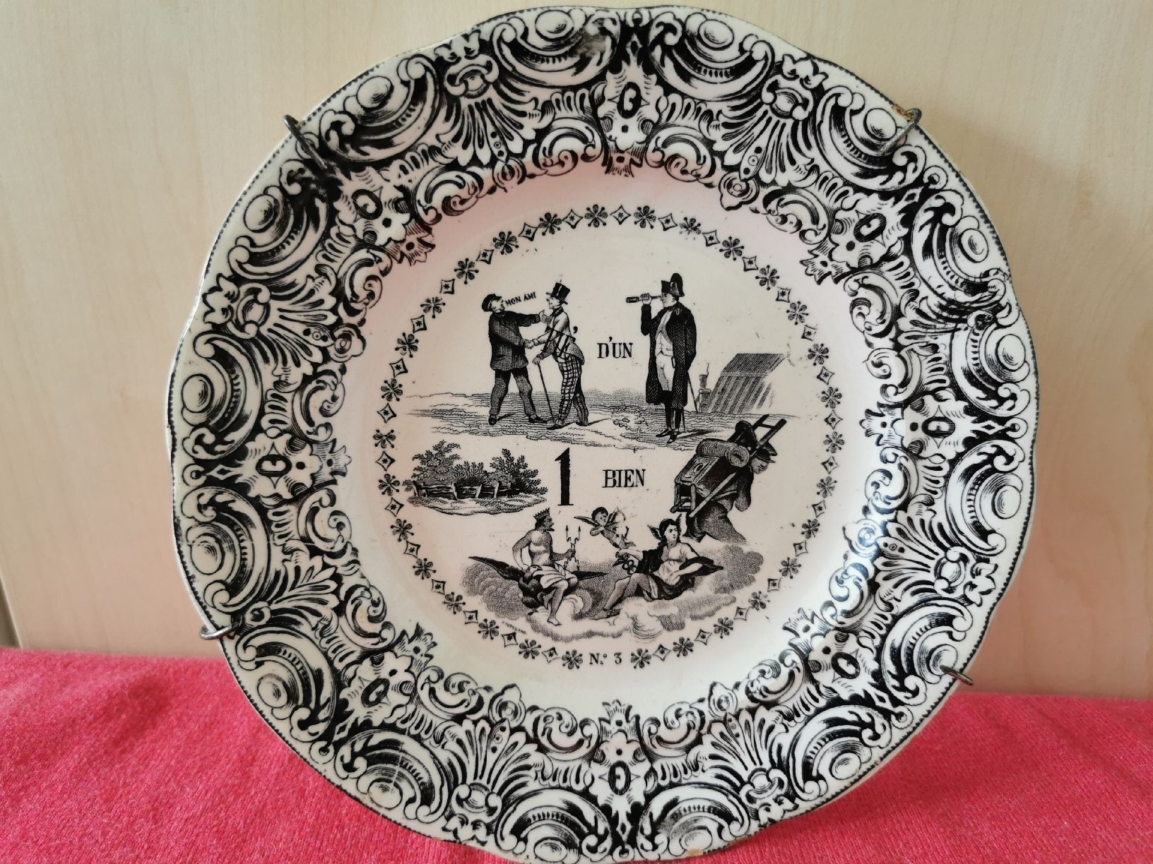 Assiettes: Gien Geoffroy Wand Teller N3 – D'occasion à Schlieren par vlalif