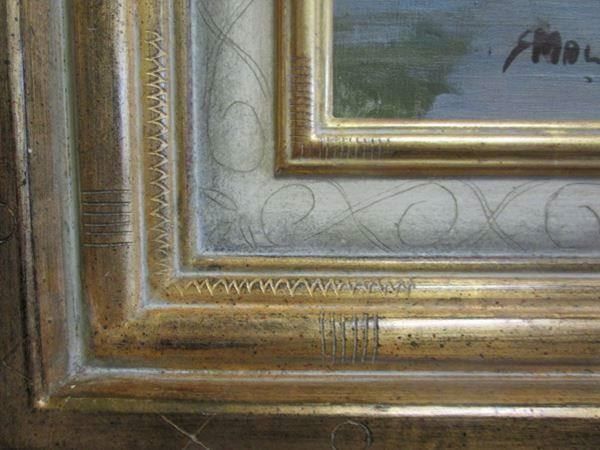 Tableaux: Oel auf Leinwand - sign. - Landschaft – D'occasion à Luzern par Horoskop1 5