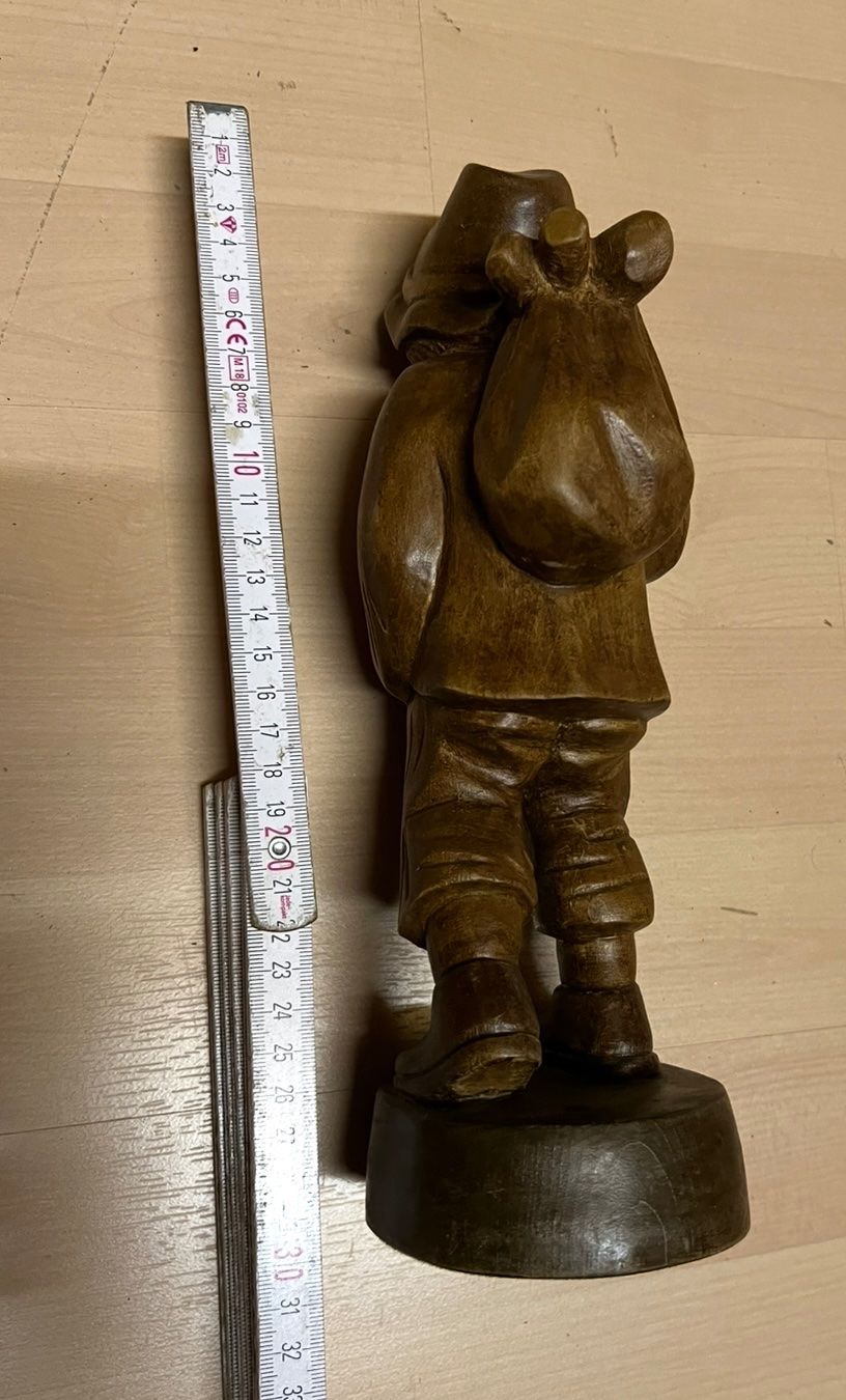 Statuette: Holzfigur Wanderer mit Sack – Usato da Visp venduto da pabumi 2