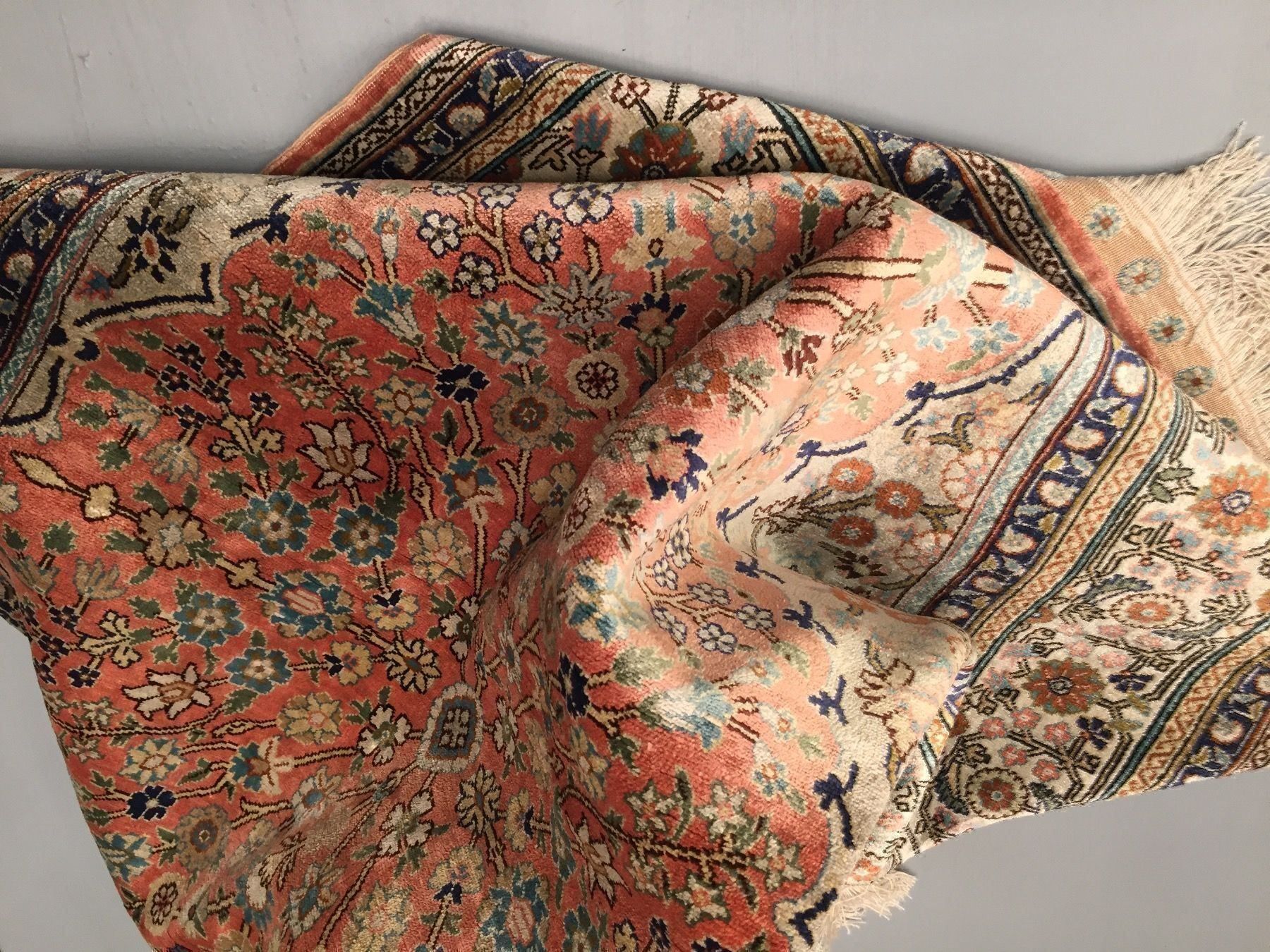 Tappeti: Seiden Teppich Kayseri 133x91cm – Usato da Zürich venduto da Artnuvo 1