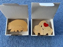 Berner Mutz / Elefantenpaar aus Holz von Naef Spielzeug  NEU