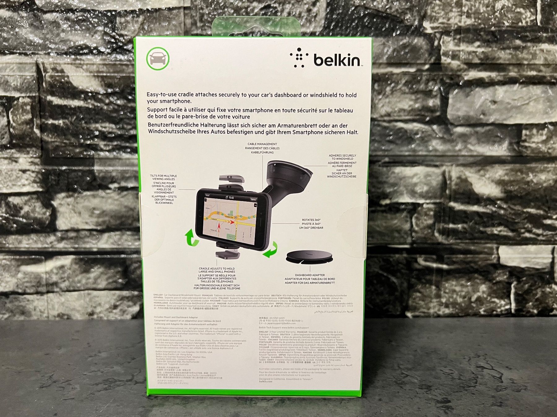 Belkin Supporti a parete: Belkin - Auto KFZ Saugnapf Halterung – Nuovo e nell'imballaggio originale da Bern venduto da No1e 1