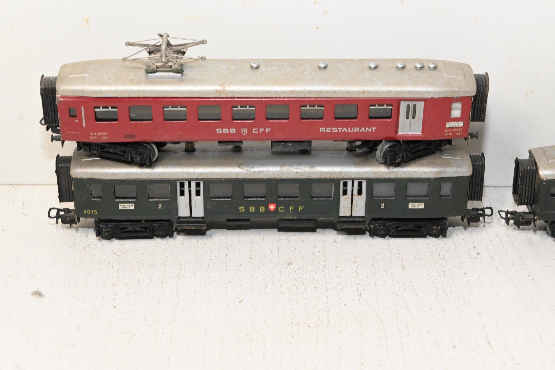 Märklin Modellini di ferrovie: SBB Blechwagen Märklin HO/AC mit OVP – Usato da Laupen ZH venduto da Zmoewe 1
