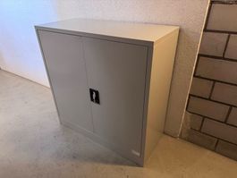 Metalschrank grau (tectake) - 90 x 40 x 90 cm