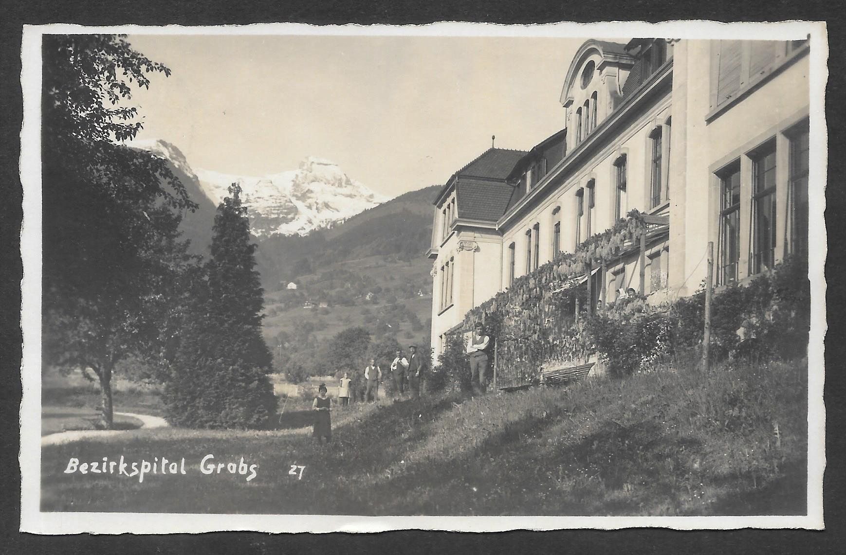 Cartoline postali: Grabs Bezirksspital – Usato da Olten venduto da clotaldi