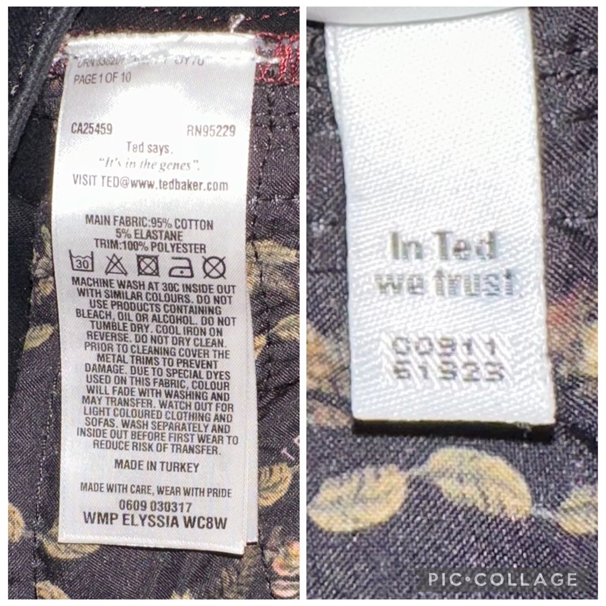 Jeans: TED BAKER JEANS GR. 26 – Usato da Unteraegeri venduto da MH203 9