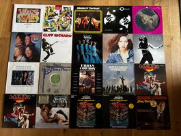 LP Sammlung Film-Soundtracks und Pop, 27 LPs, div. Pressunge