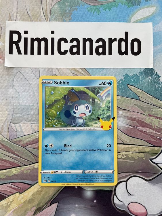 24/25 Sobble Pokemon McDonalds 2021 25th Anniversary neu (Gebraucht) in  Niederweningen fr CHF 2.9  mit Lieferung auf Ricardo kaufen