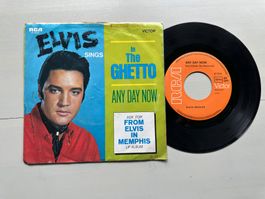 ELVIS PRESLEY tolle Single Hit Kult In the ghetto Top RnR