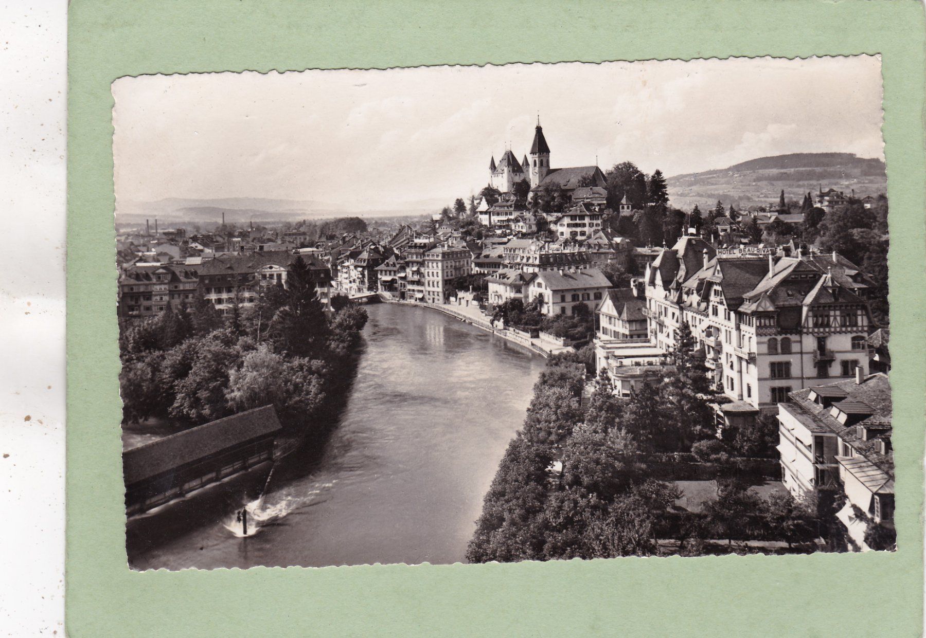 Cartoline postali: Thun Aarebassin 1958 – Usato da Herisau venduto da Lisegrat2008