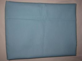 Baumwollstoff hellblau uni