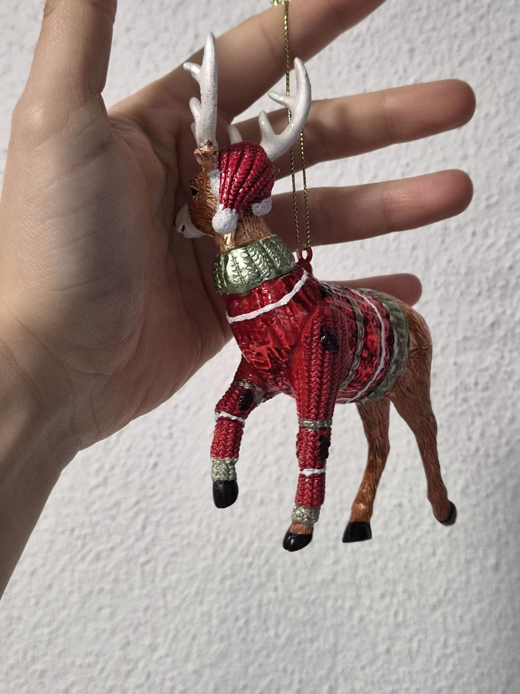 Tutte le decorazioni: Weihnachtsbaumschmuck Reh mit Pullover – Usato da Bülach venduto da Recherchieren 1