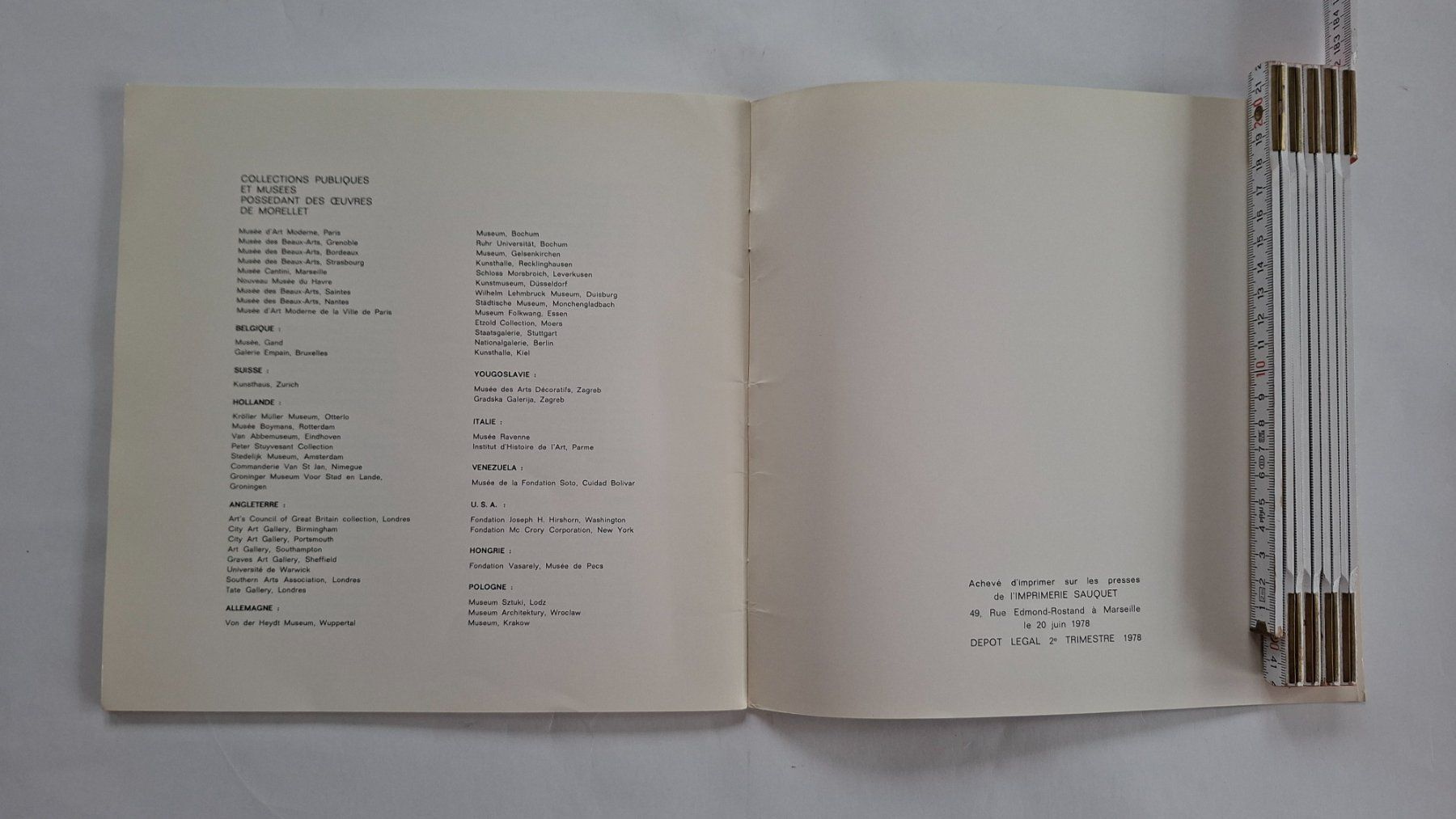 Libri: Morellet: Collections Publiques et Musees, Top! – Usato da Opfikon venduto da Diversamente 2