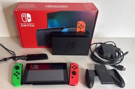 Nintendo Switch Konsole mit OVP – Komplettset