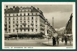 Genève, Hotel et Brasserie du Siècle, ungelaufen, ca. 1927