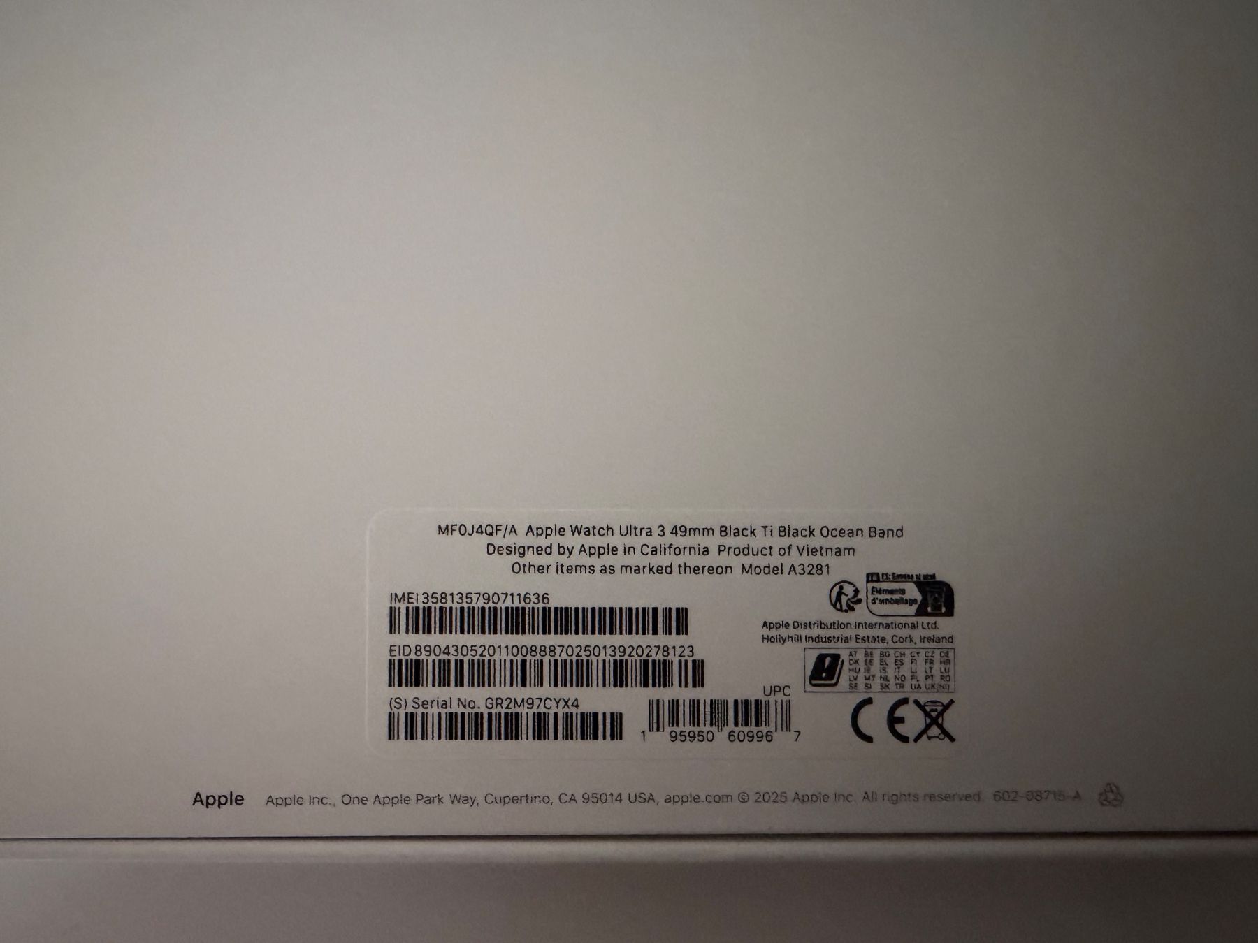 Apple Smartwatch: Apple Watch Ultra 3 49mm – Usato da Greifensee venduto da qen_p9zj 2