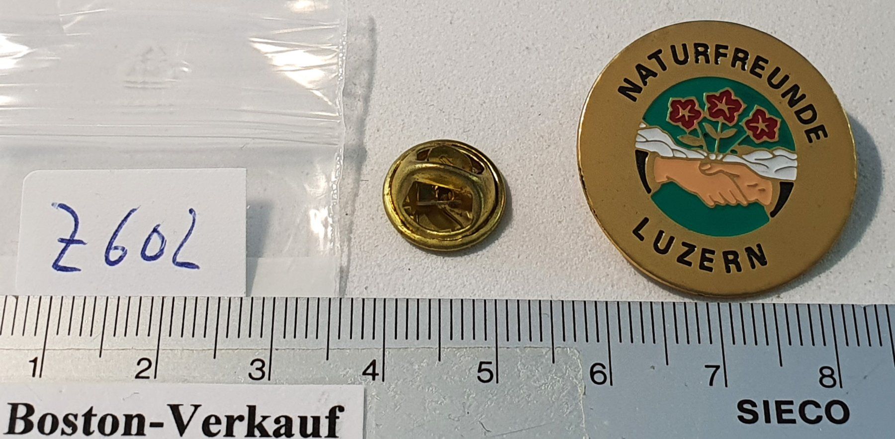 Placchette & Badge: Z602 - Pin Naturfreunde LUZERN – Usato da Reinach BL venduto da Boston-Verkauf 1