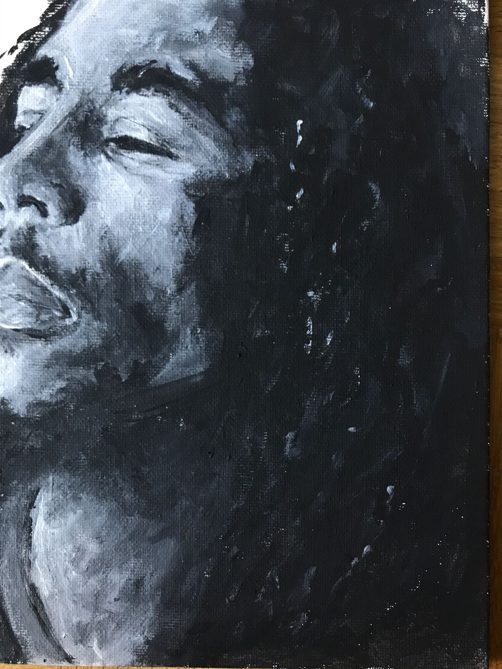 Gemälde: Acrylbild von Bob Marley – Neu (gemäss Beschreibung) aus Grenchen von SweetiesCH 3