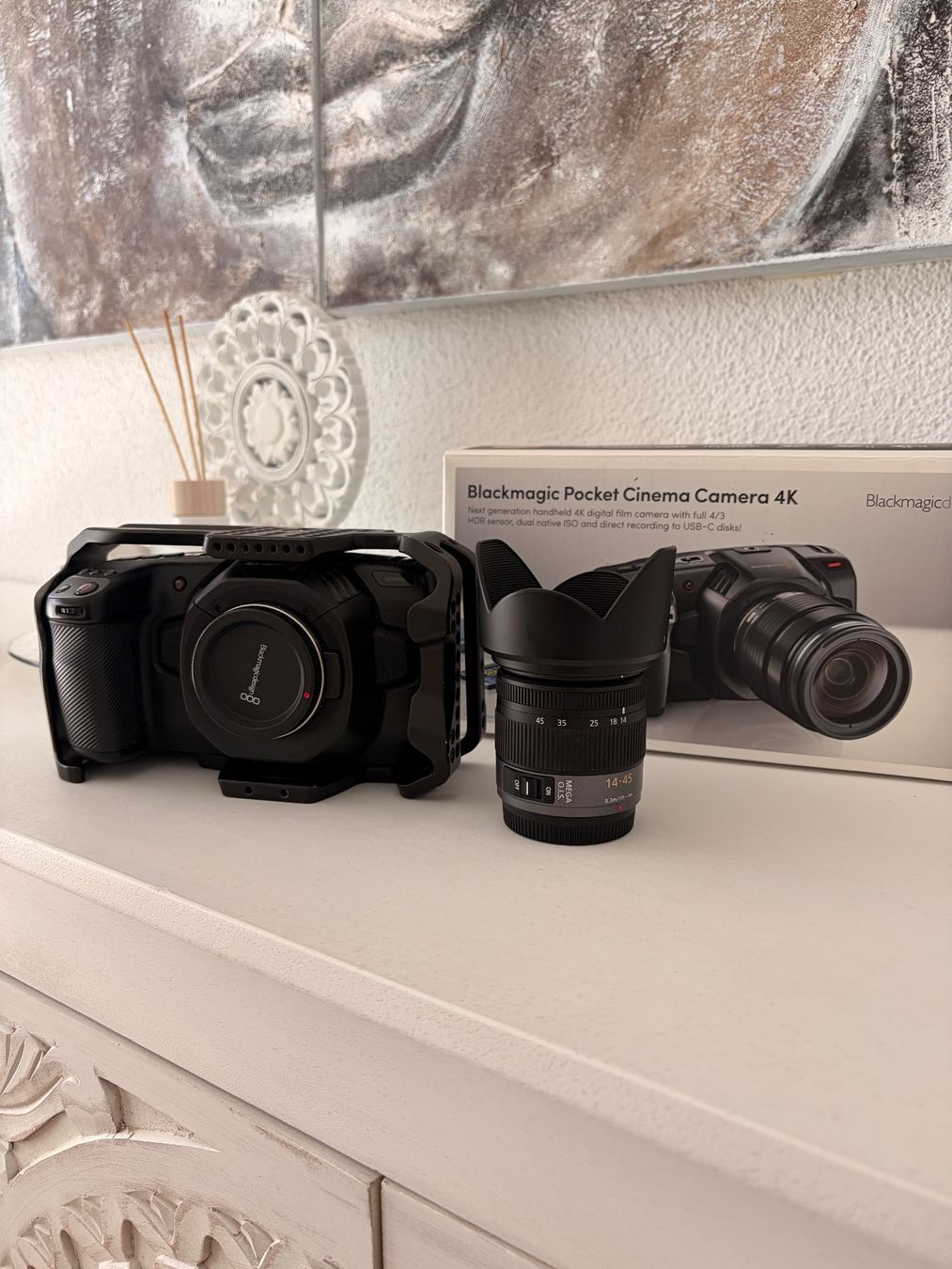 Blackmagic Camcorder: Blackmagic Pocket Cinema Camera (BMPCC) 4K Set – Gebraucht aus Koblenz von liv_gpn5