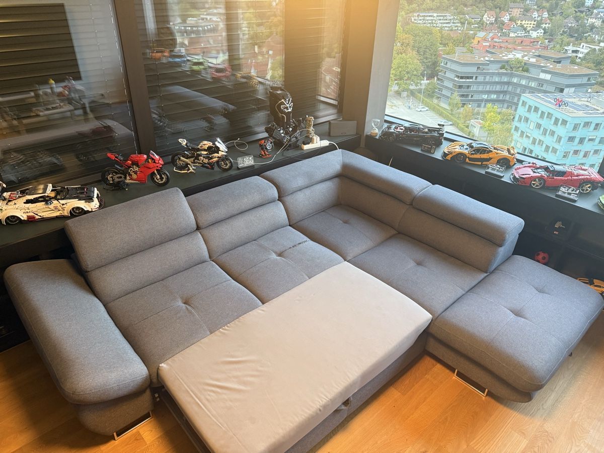 Divani: L Sofa mit Bettfunktion – Usato da Baden venduto da Xenion66 1