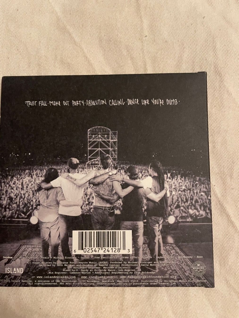 CD: Incubus - Trust Fall (Side A) – Usato da bern venduto da Mrmaynard 1