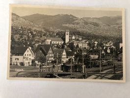 Uznach - Bahnwagon - Holzbeladene Wagon Fotokarte 1942