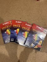 4x Emtec DVD-R 120 Min 4.7 GB neu in Originalverpackung