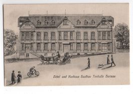 Litho HERISAU Hôtel und Kurhaus Saalbau Tonhalle - Kutsche
