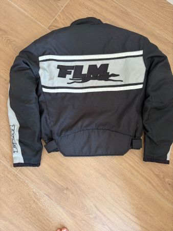 Motorradjacke FLM schwarz grau gebraucht guter Zustand