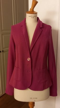Toller Bonita Blazer Jersey Blazer Jacke Gr. M 38 40 fuchsia