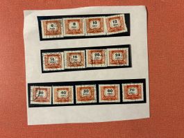 Ungarische Briefmarken, Magyar Posta, Porto, Gut erhalten.